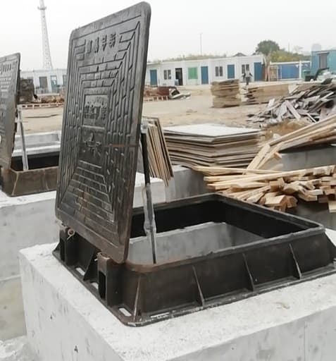 管廊液壓井蓋安裝圖片