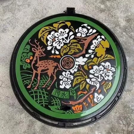 藝術井蓋圖片大全