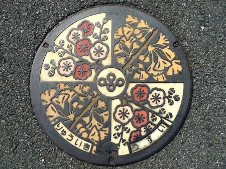 日本藝術井蓋