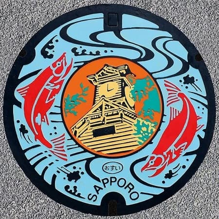日本藝術井蓋